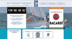 Desktop Screenshot of harvestmoonregatta.com